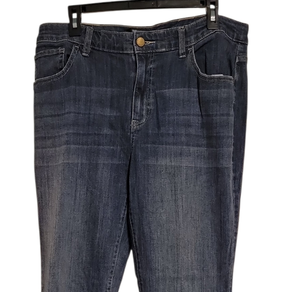 Simply Vera Vera Wang Women's Bootcut Jeans Size 16W Mid Rise - Picture 9 of 9